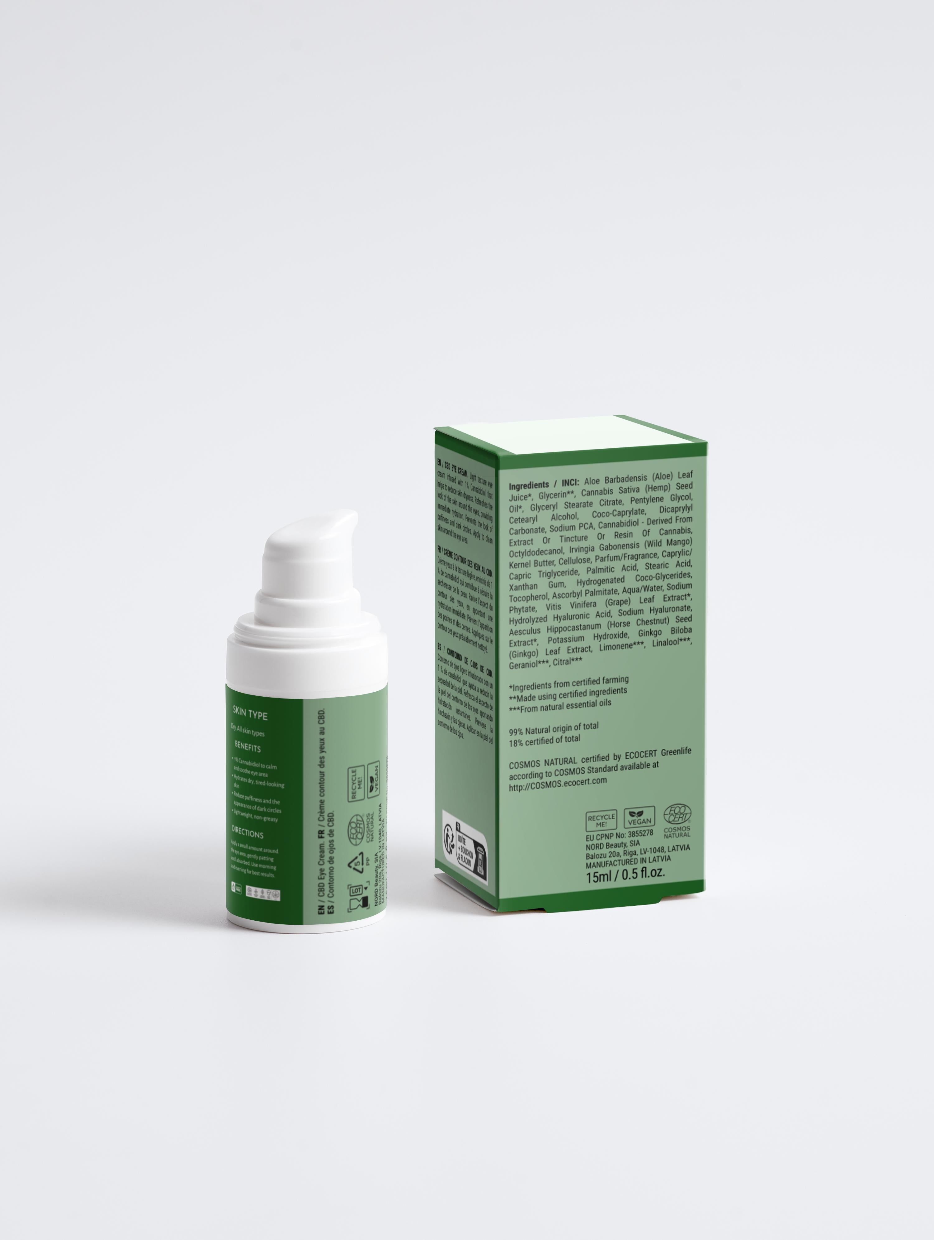 Calm & Cool CBD Eye Cream 3-in-1 Formula